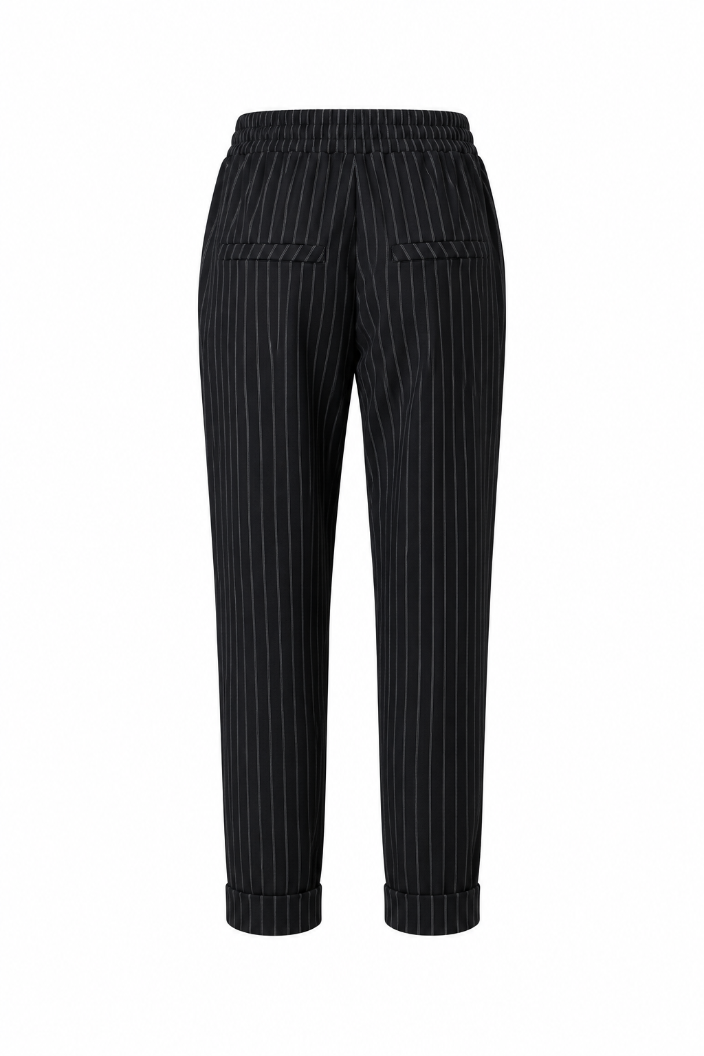 PINSTRIPE STRAIGHT PANTS