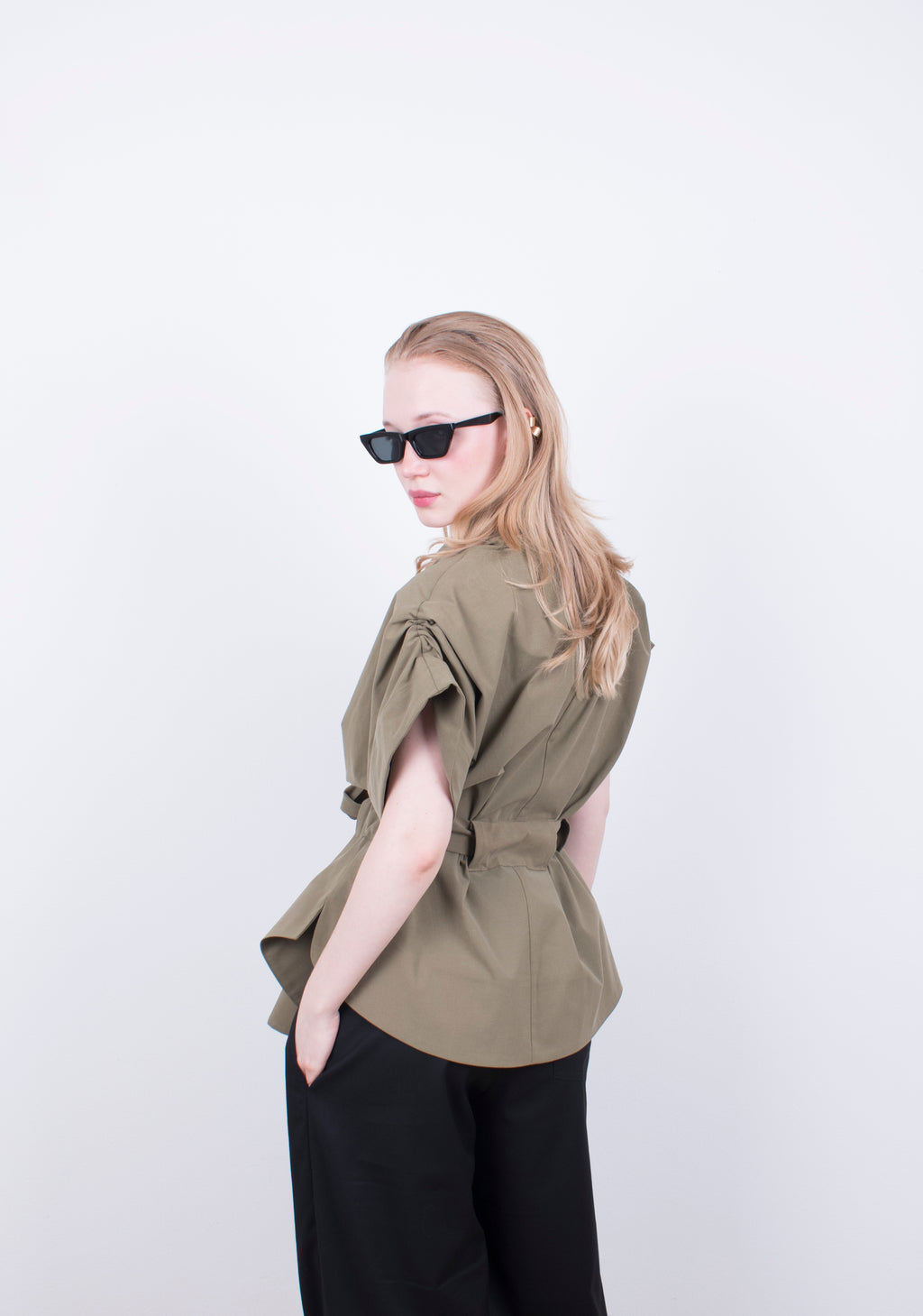ANJO kimono blouse Utility