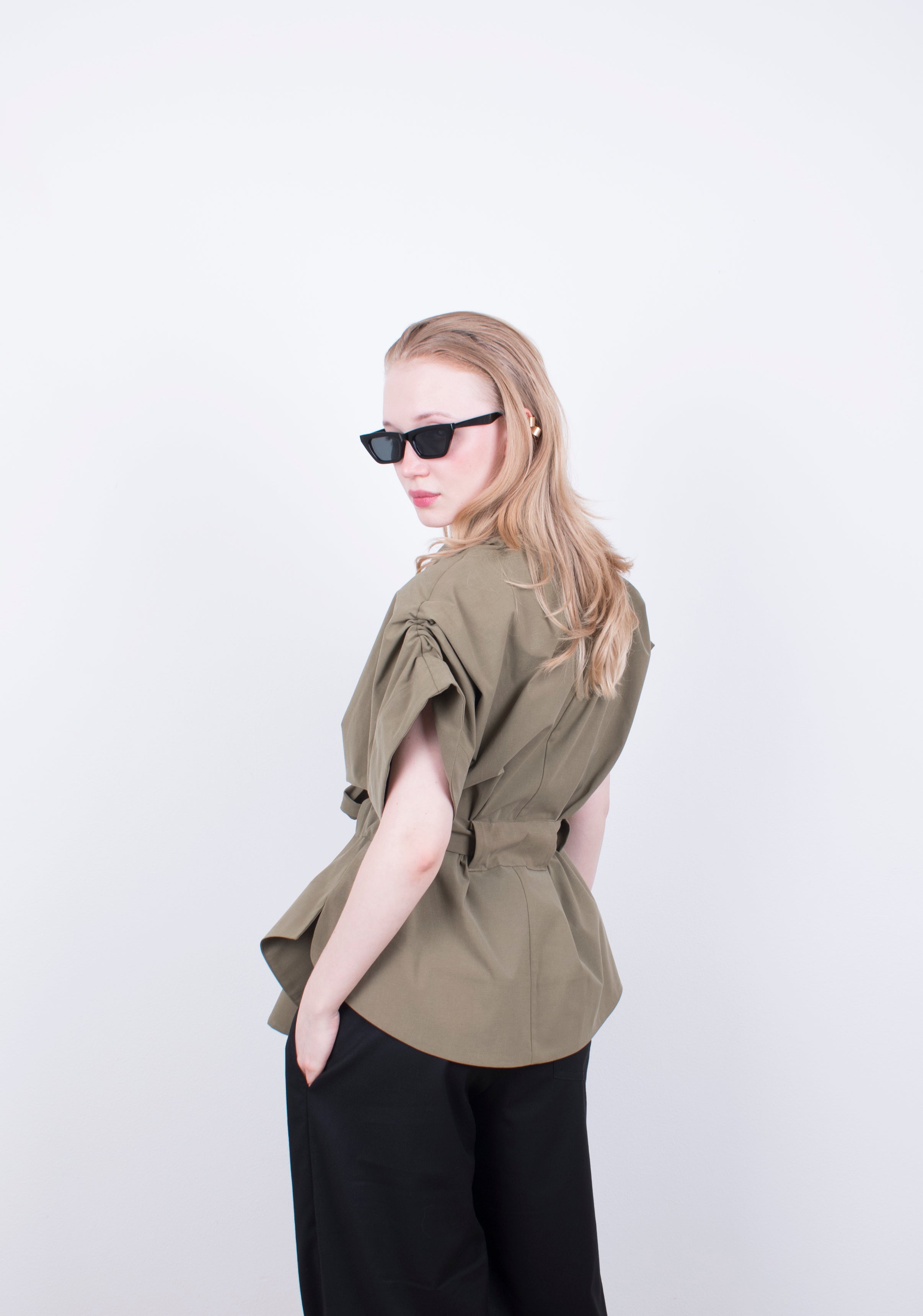 ANJO kimono blouse Utility