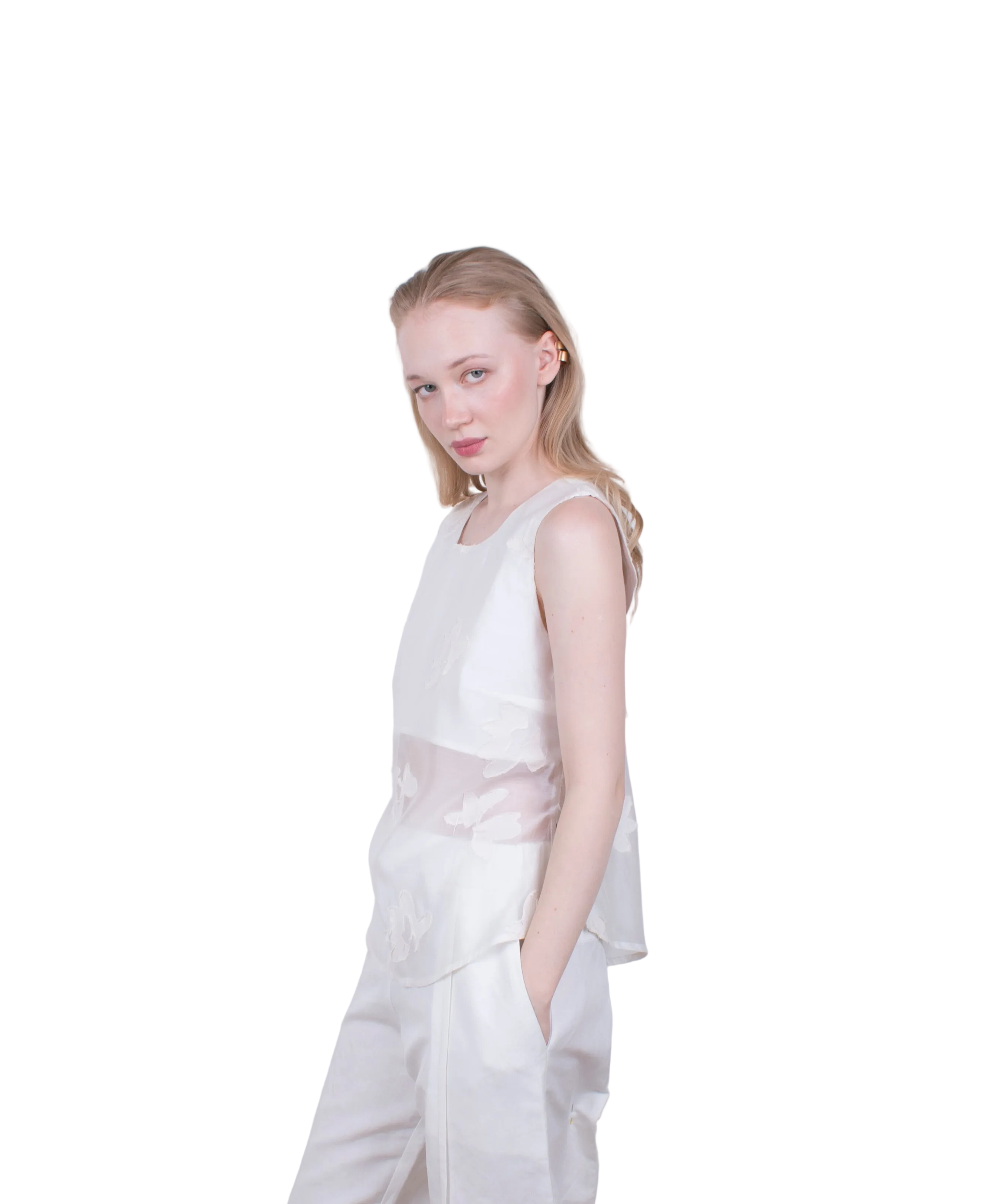 PEONY Veil simple top