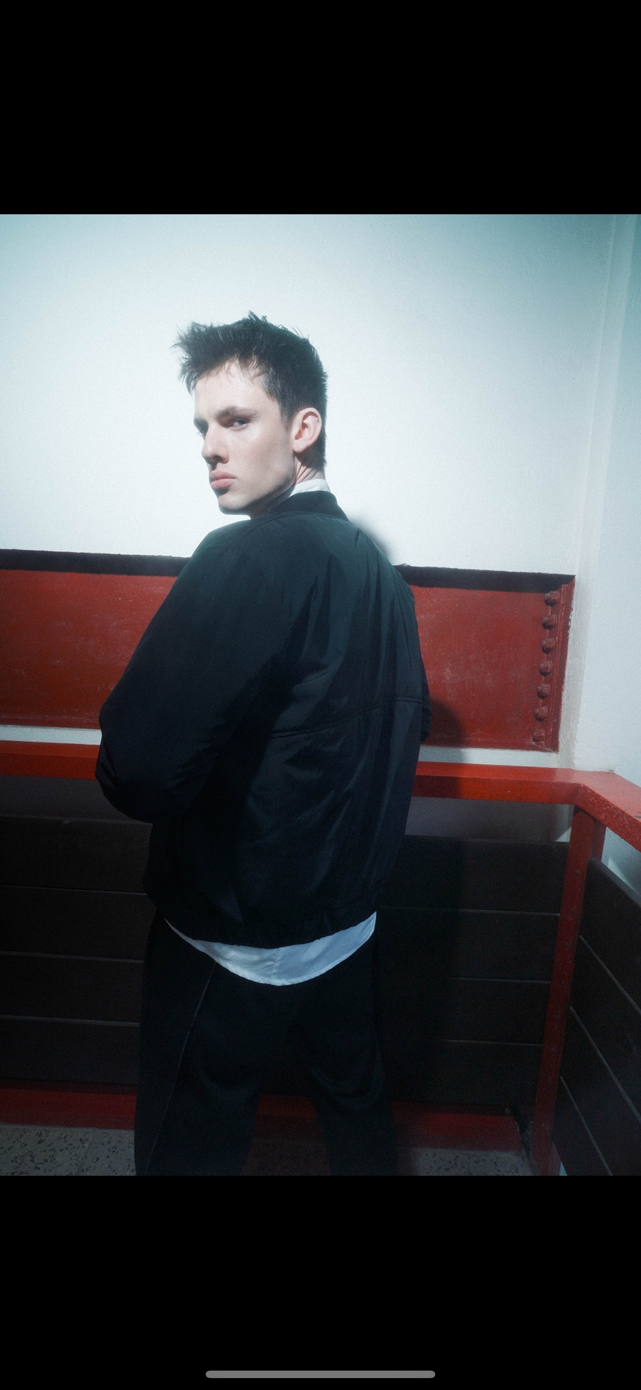 Men’s Simple Bomber Jacket - recycled polyester