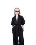 ANJO kimono blouse Black