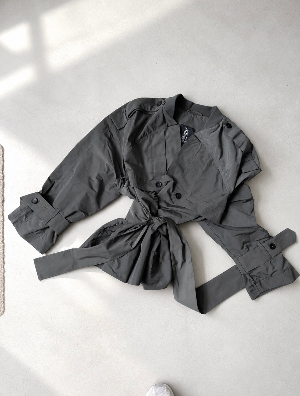 Short Trench Coat - pink