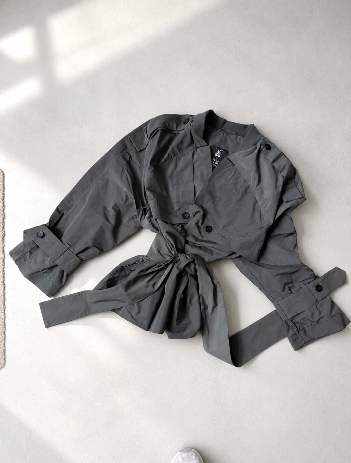 Short Trench Coat - pink