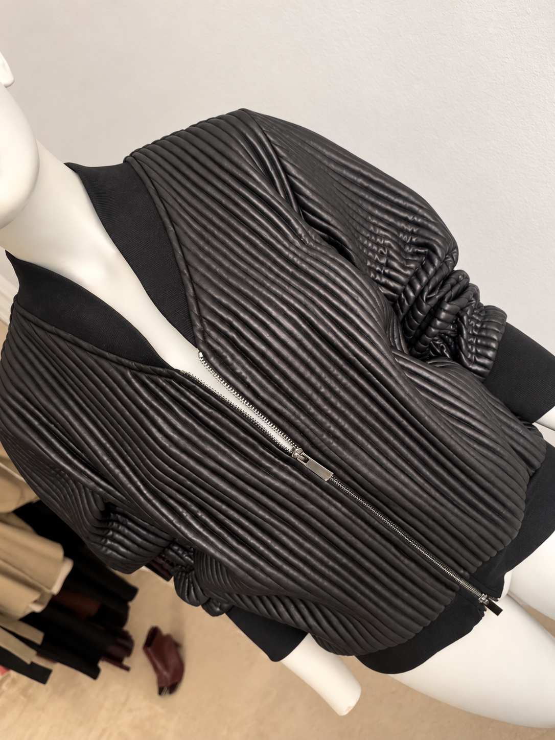 Ribbed Zip Jacket