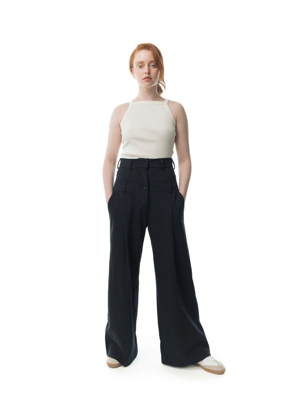Double- waistband pants - Talla