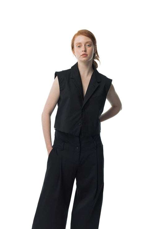 Cropped vest unisex