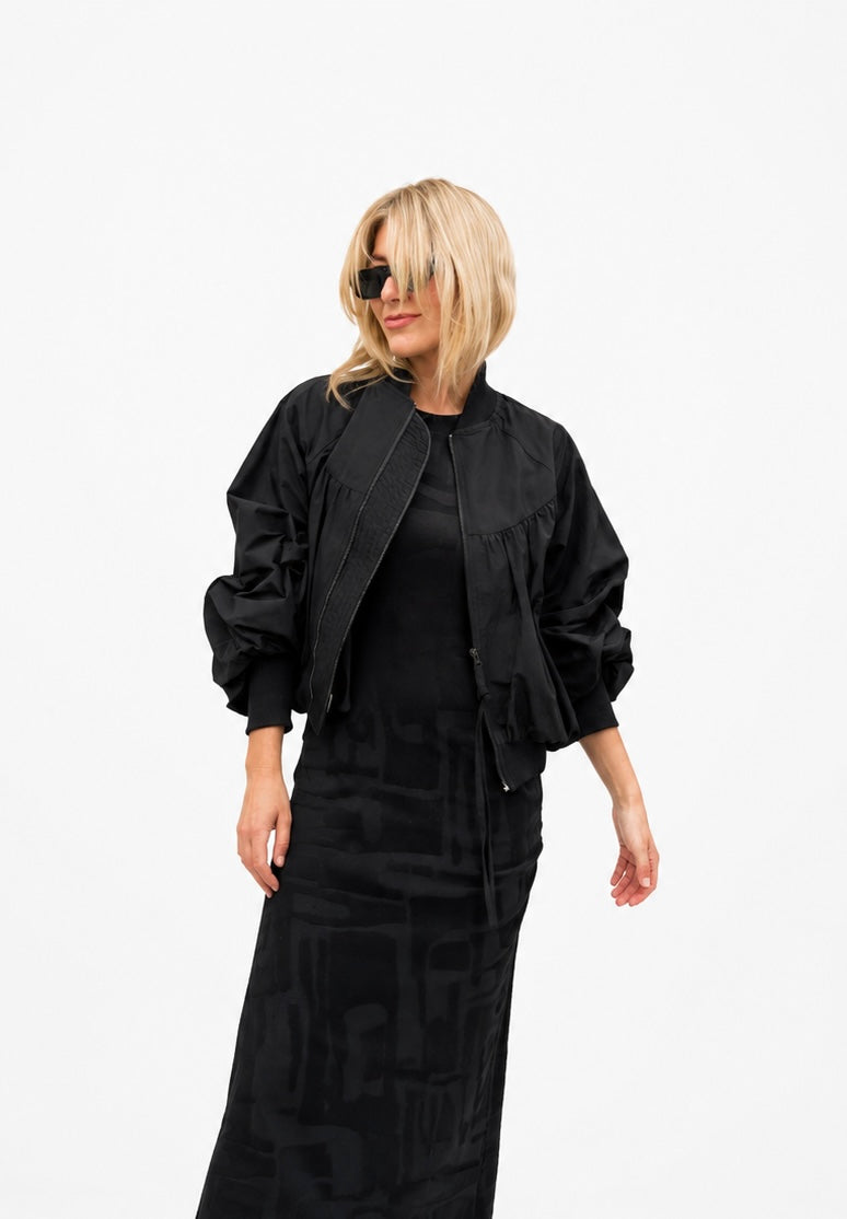 Statement Sleeve Bubble Bomber