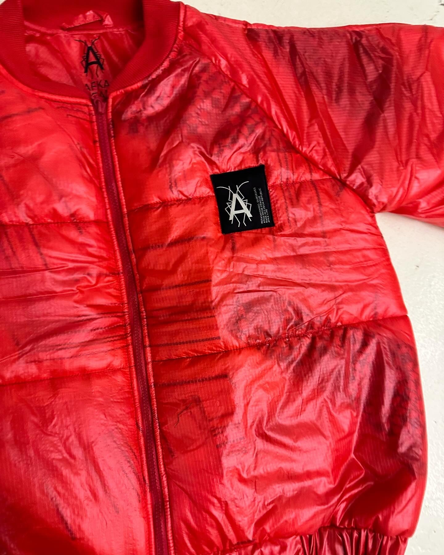 Camouflage Puffer Bomber - DeadStock