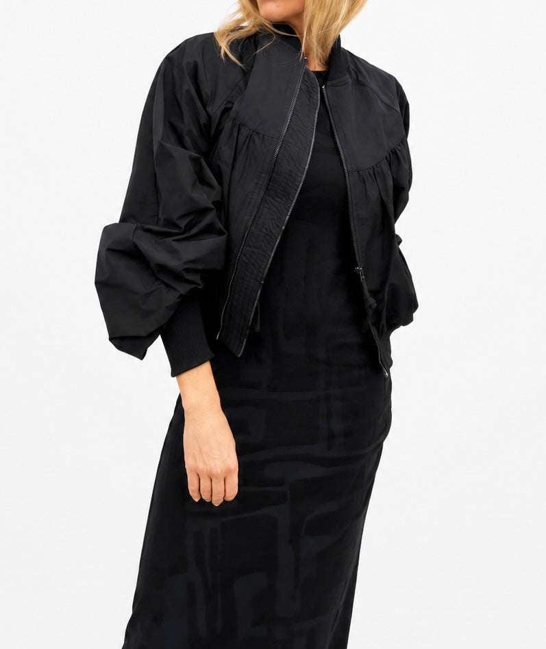 Statement Sleeve Bubble Bomber