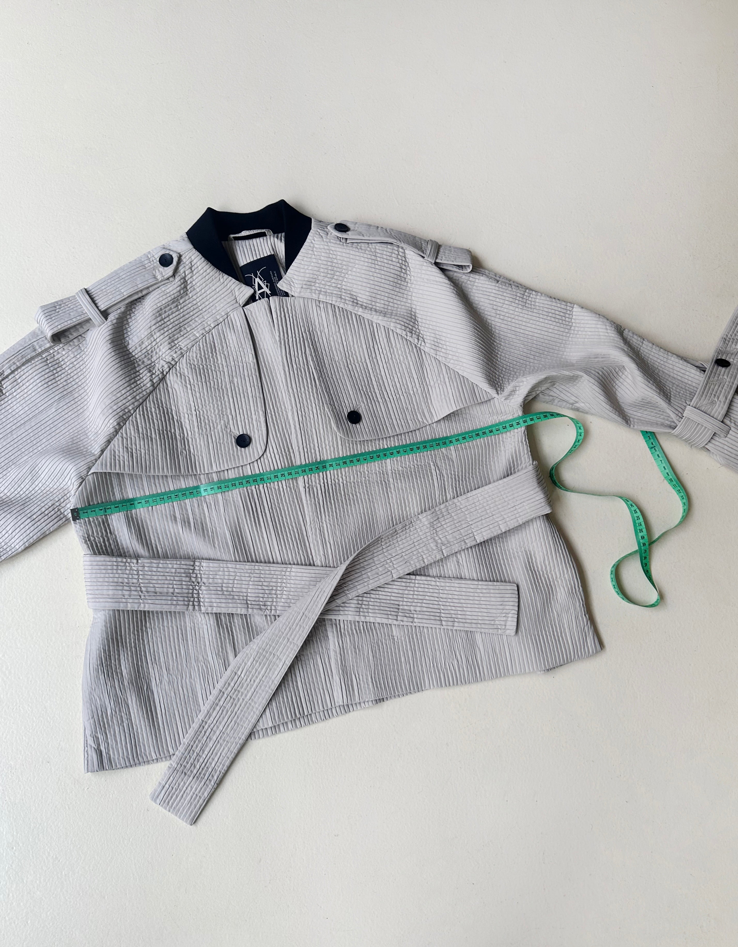Wrinkled TrenchCoat Short