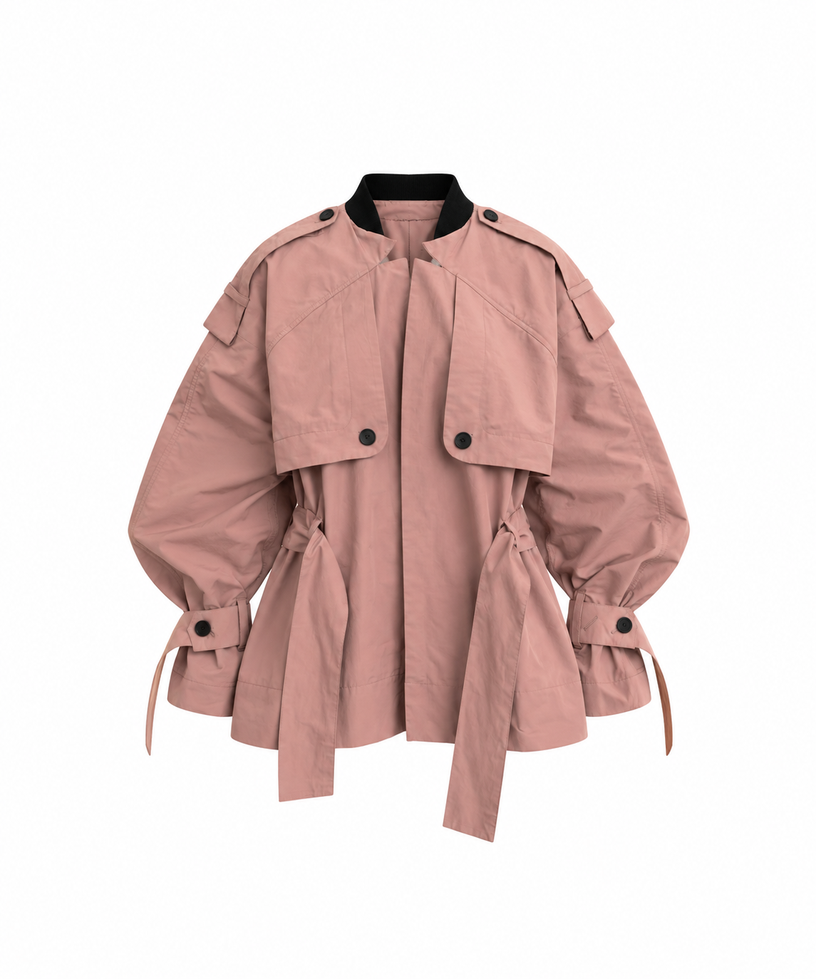 Short Trench Coat - pink