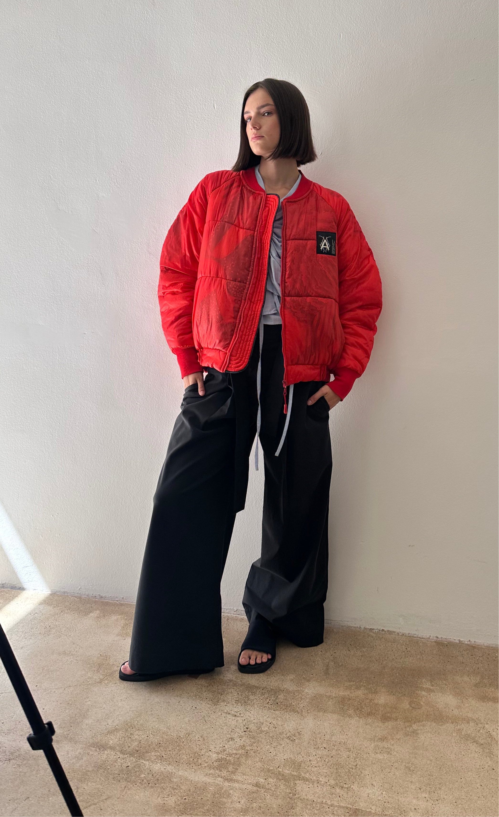 Camouflage Puffer Bomber - DeadStock