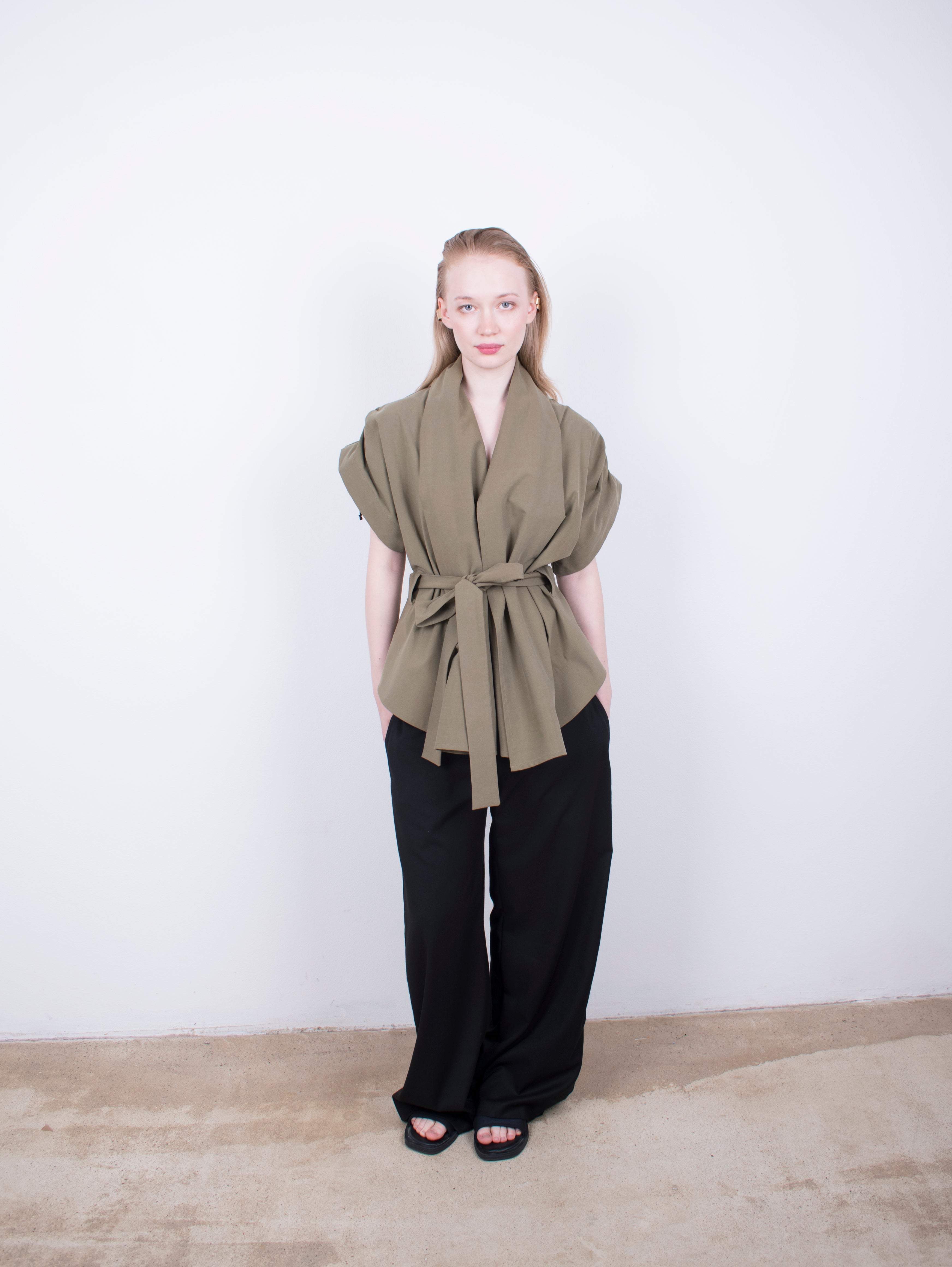 ANJO kimono blouse Utility