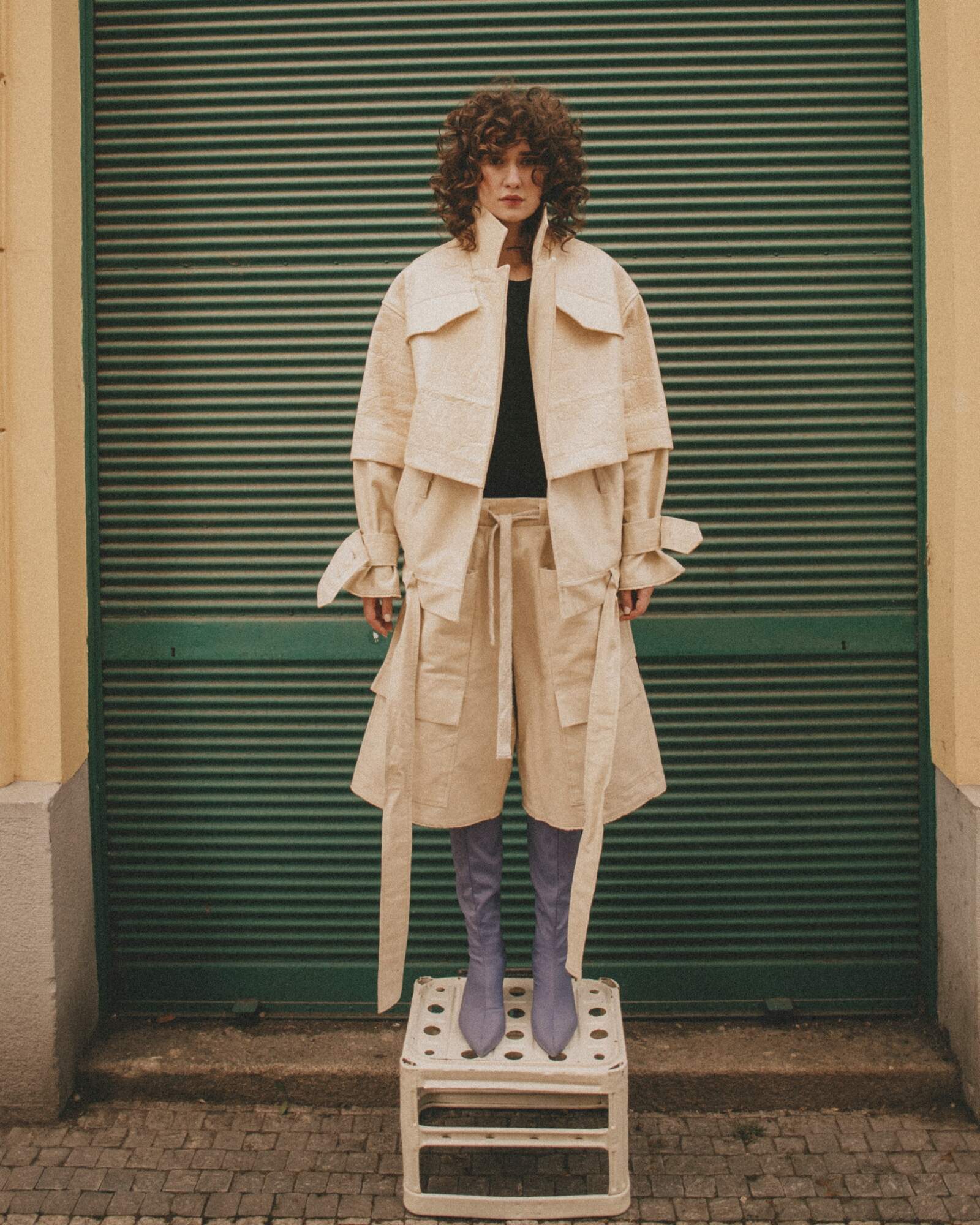 Tailored Pinatex biker