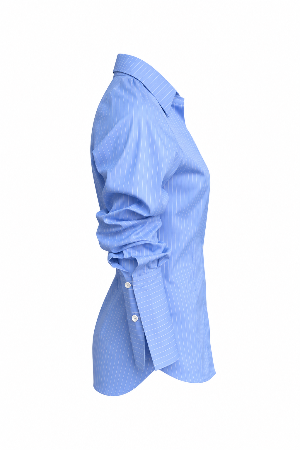 Adeline Shirt - Cotton Poplin Shirt with Collar