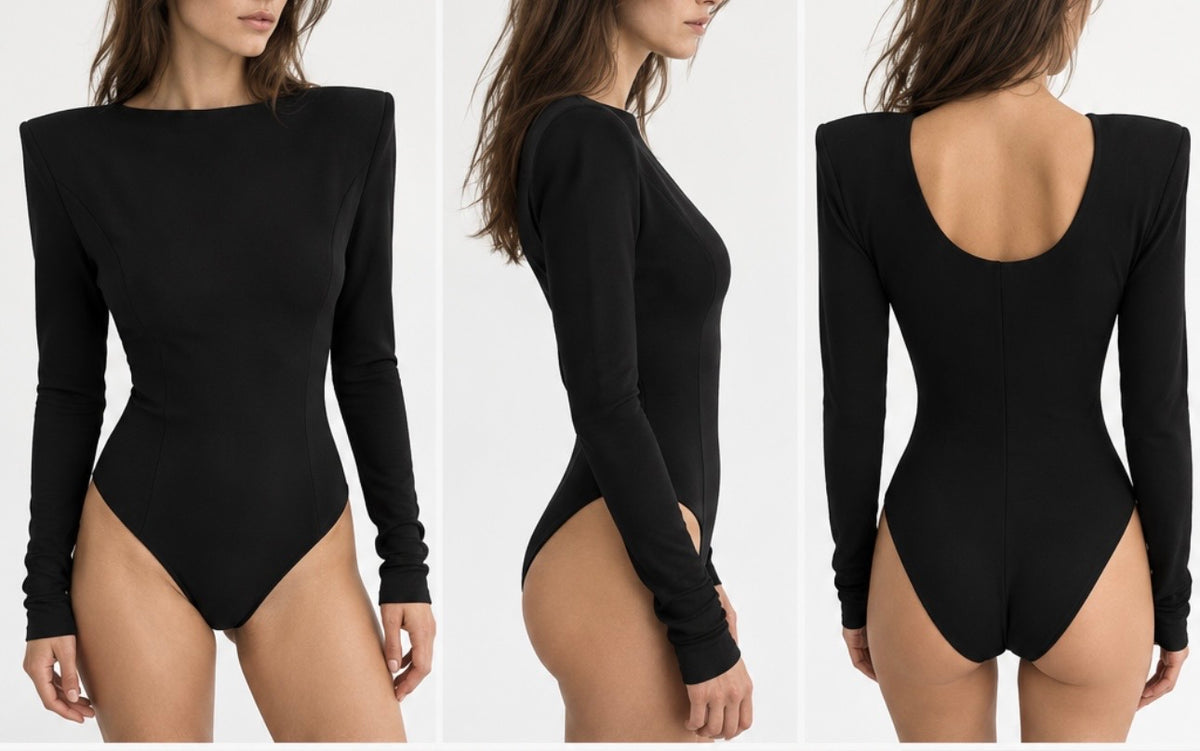 Sculpted Shoulder Bodysuit