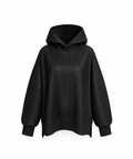 RIBBED HOODIE