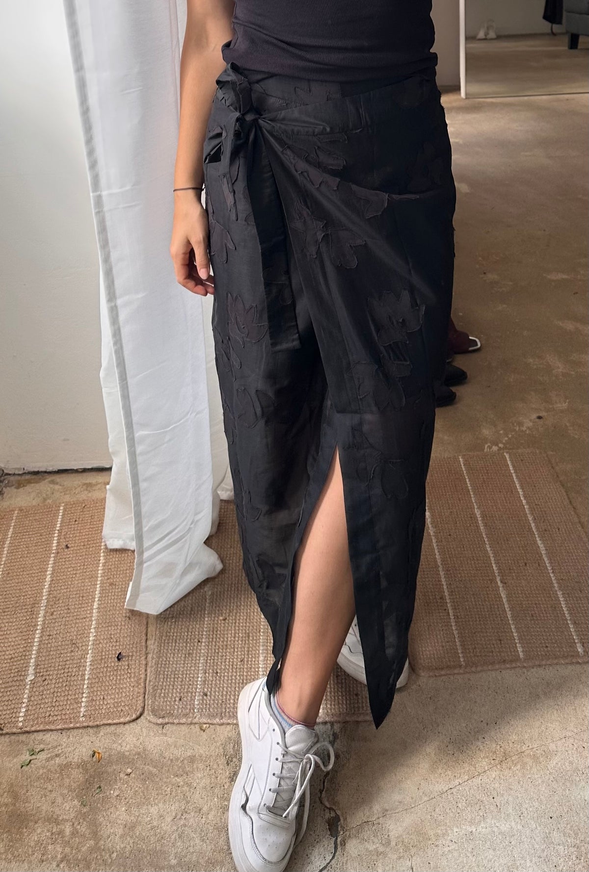 Veil wrap skirt