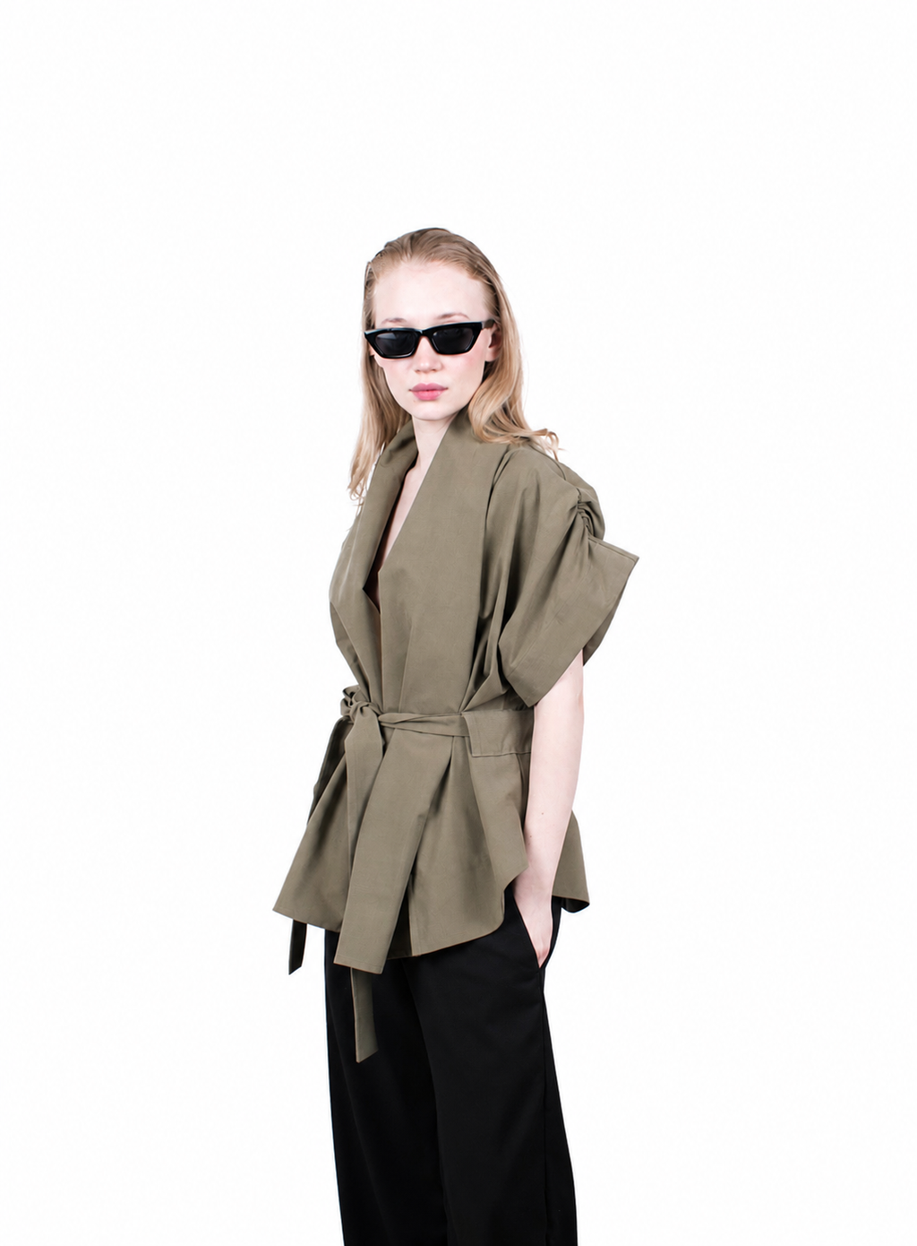 ANJO kimono blouse Utility