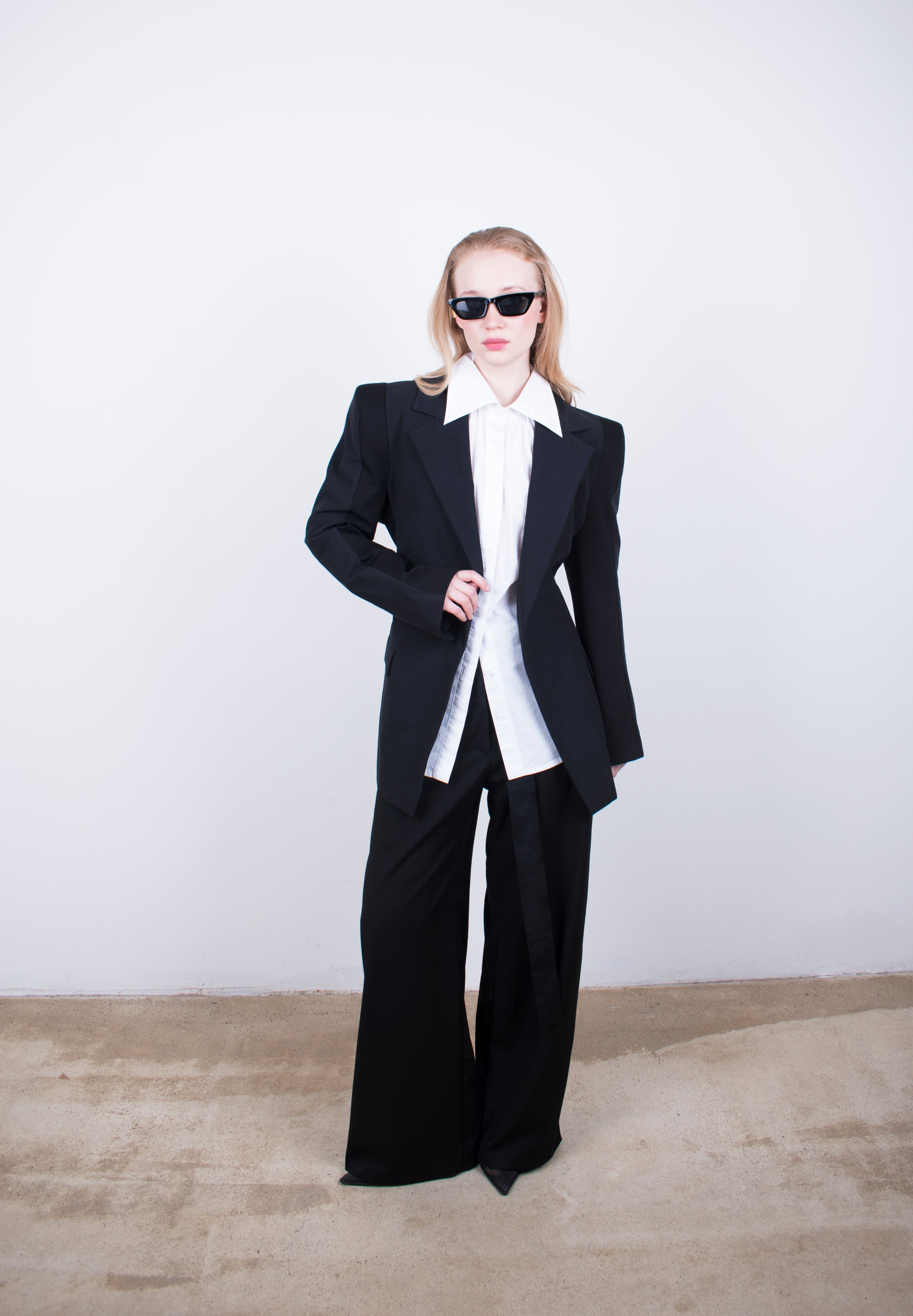 Adeline Shirt - Cotton Poplin Shirt with Collar