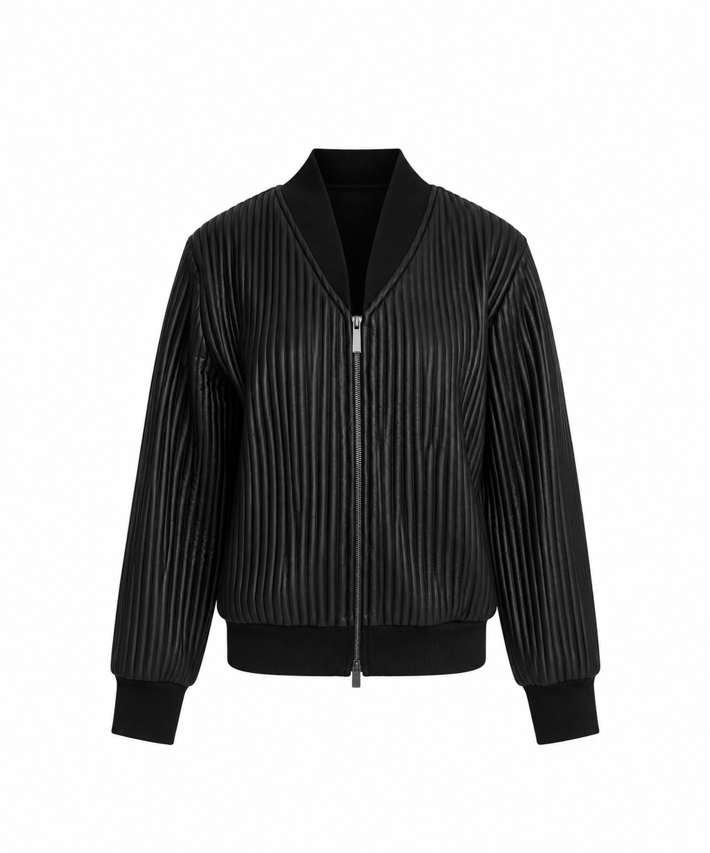 Ribbed Zip Jacket