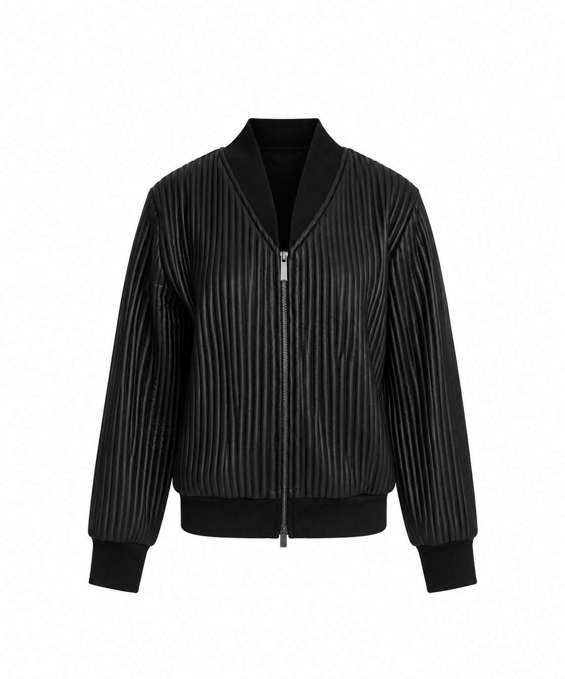 Ribbed Zip Jacket