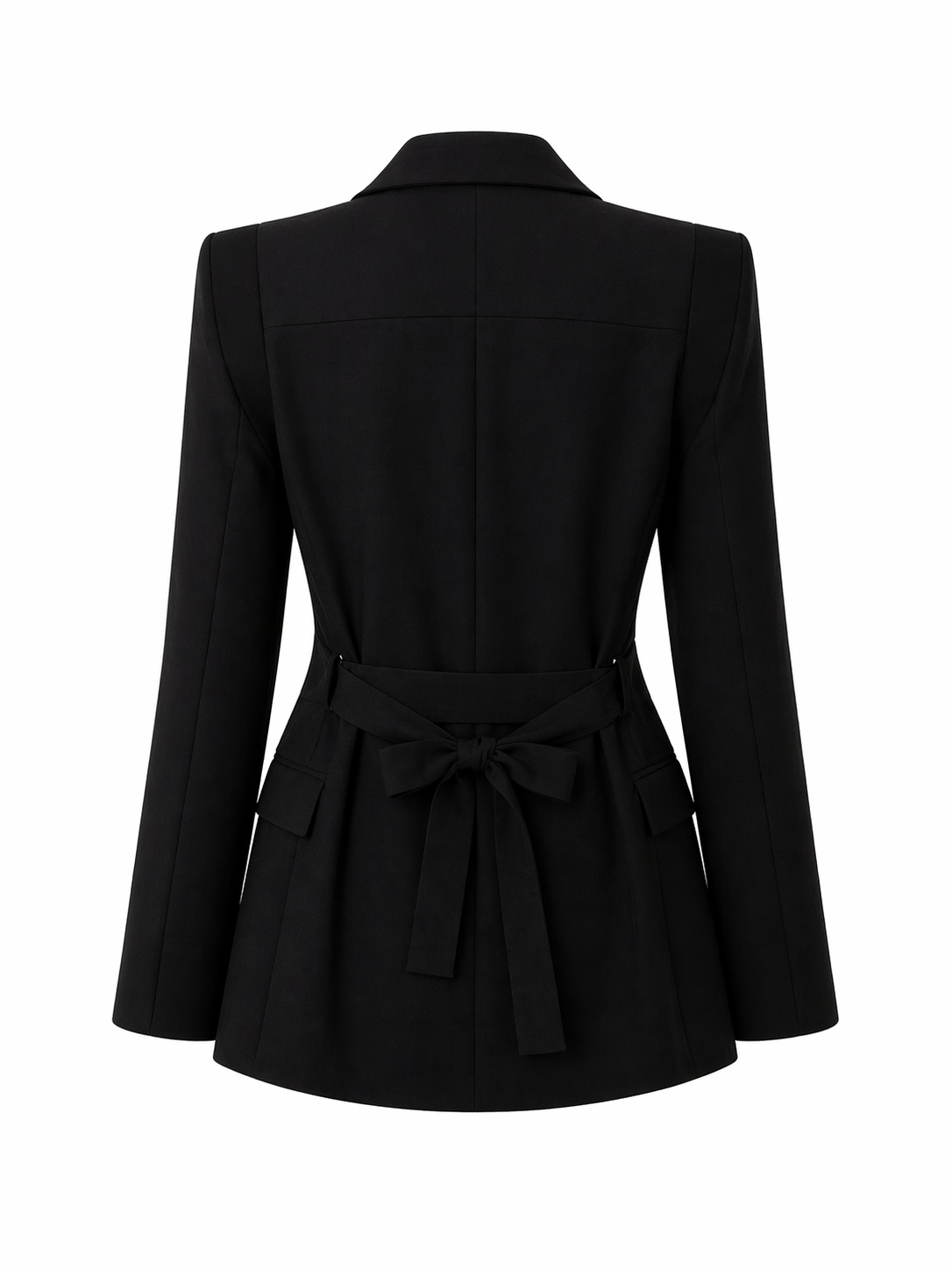 Sculpted Shoulder Blazer