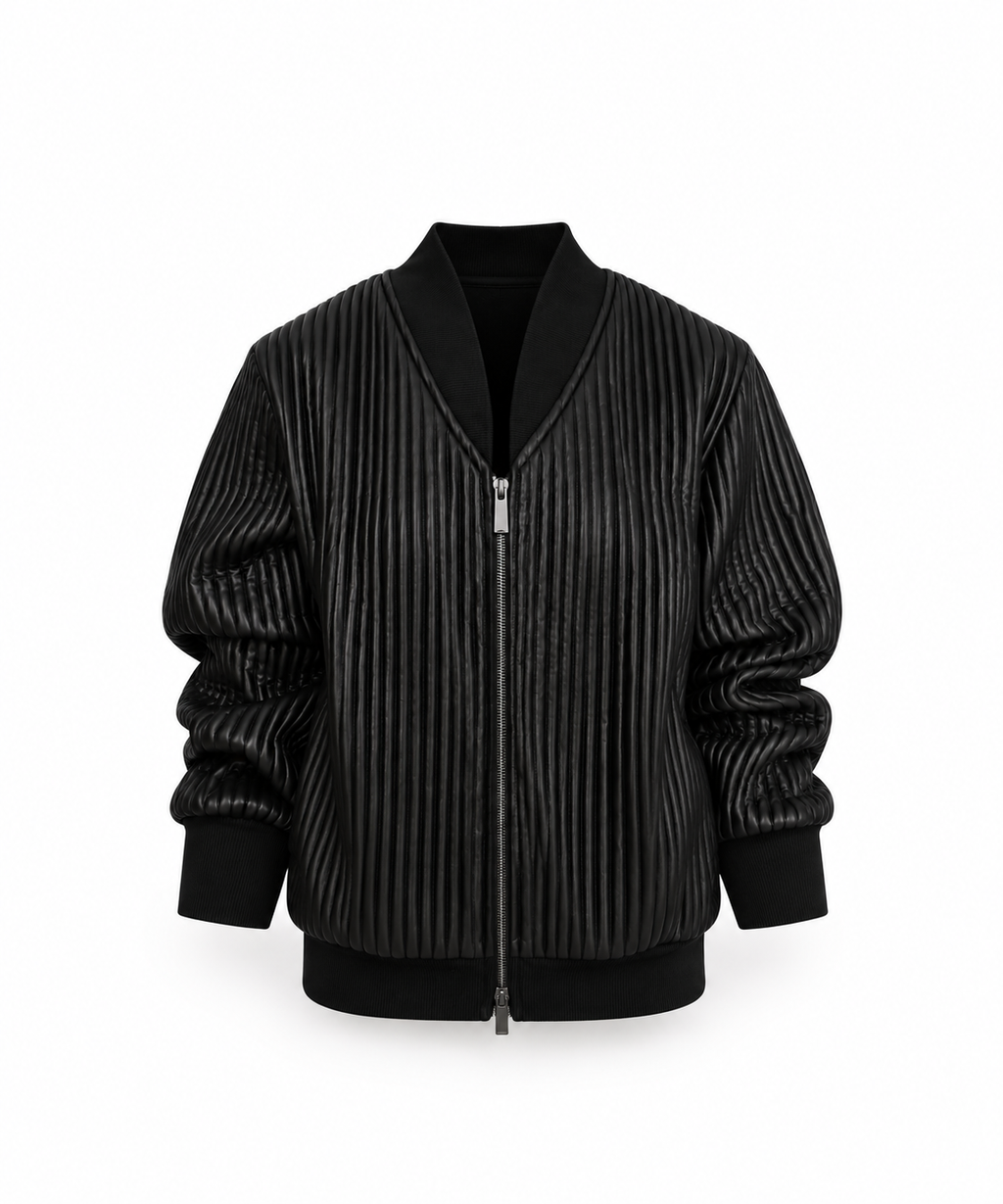 Ribbed Zip Jacket