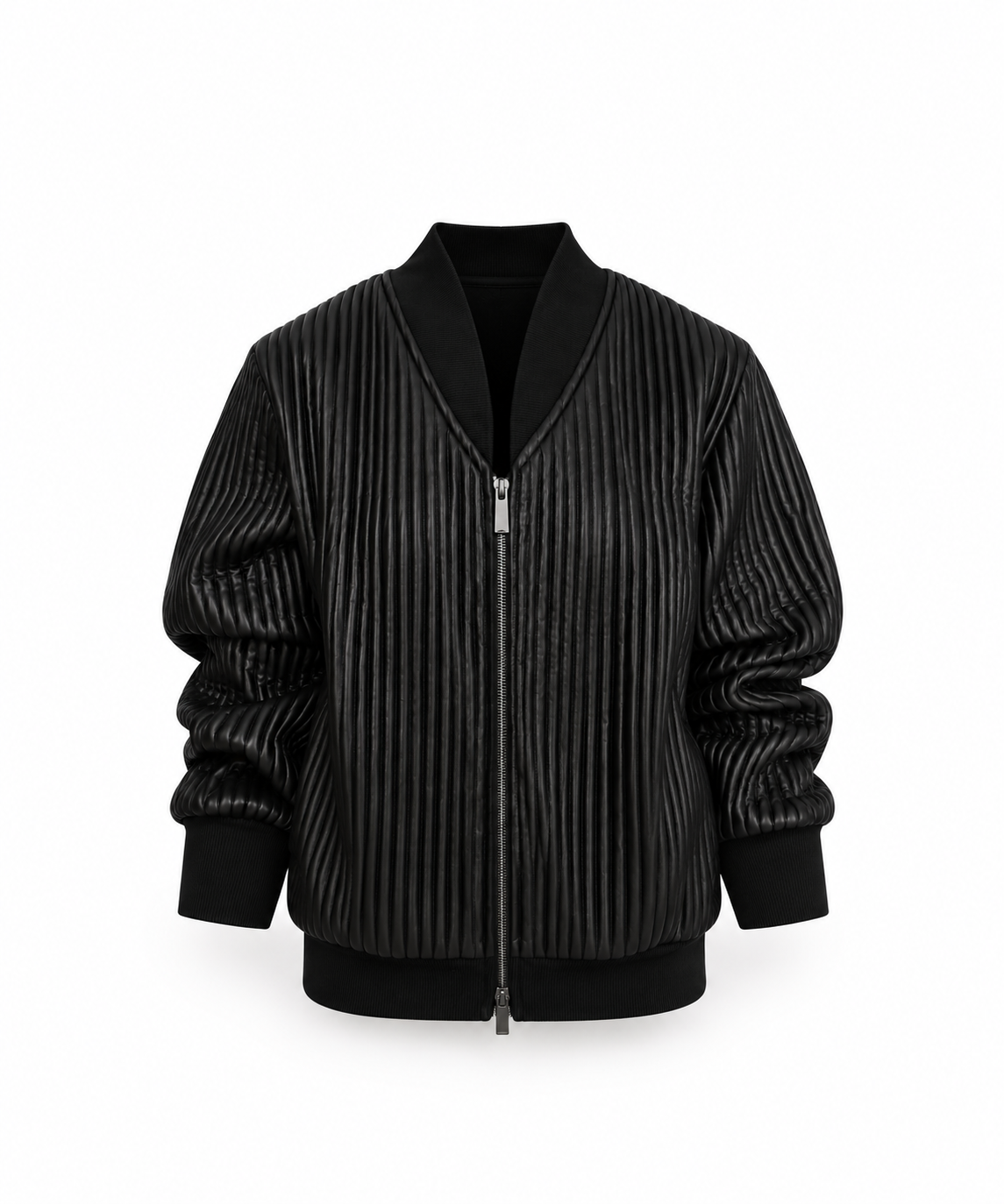 Ribbed Zip Jacket