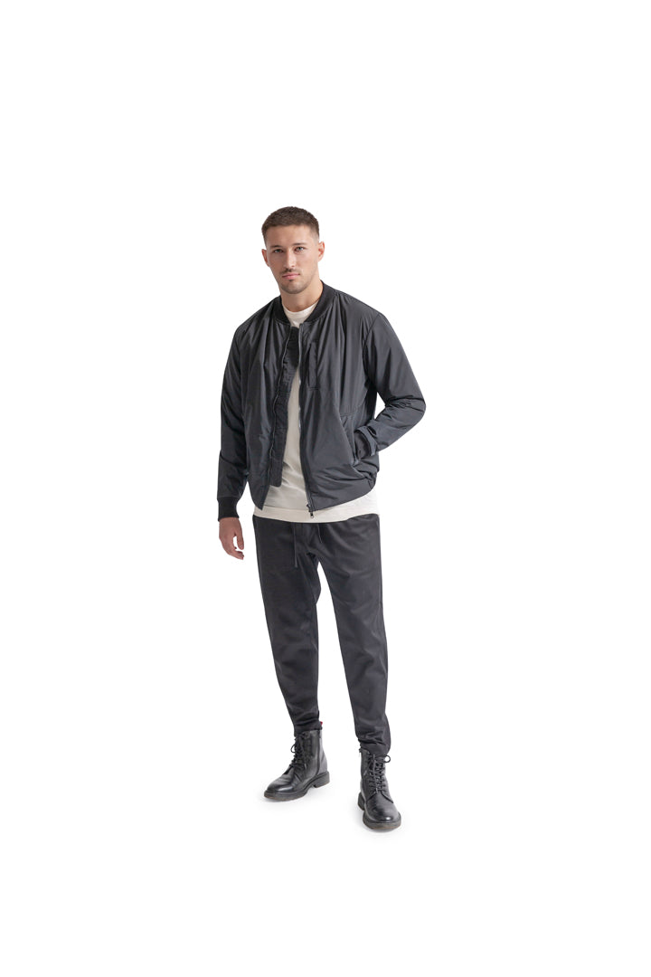 Men’s Simple Bomber Jacket - recycled polyester