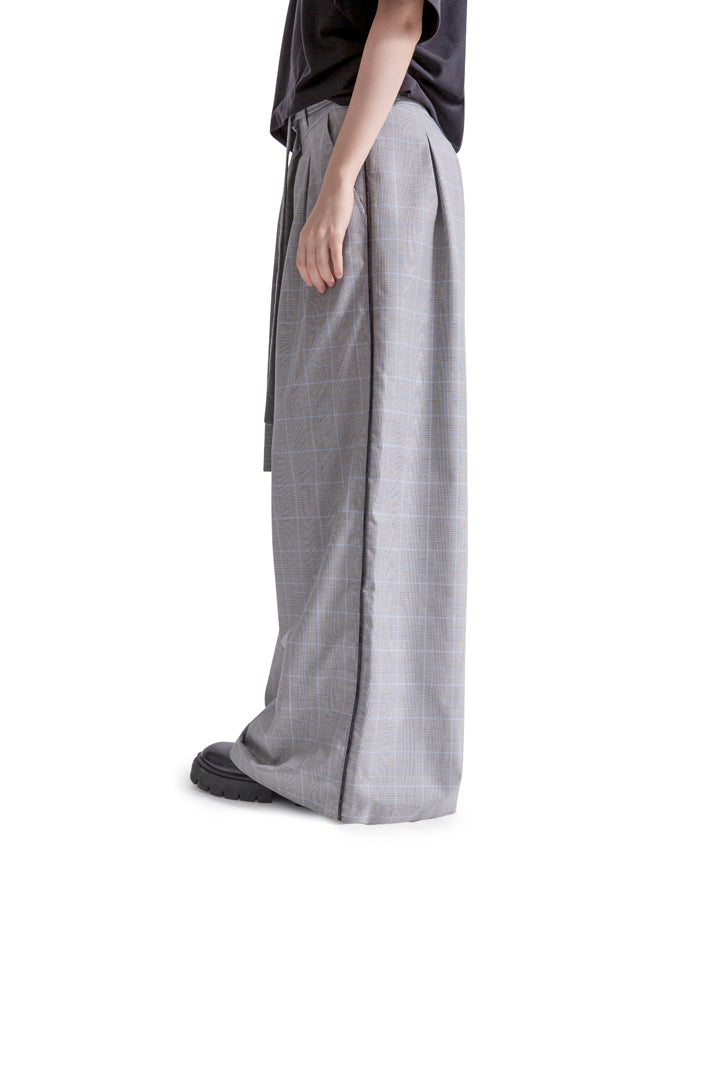 Wide Pants Plaid
