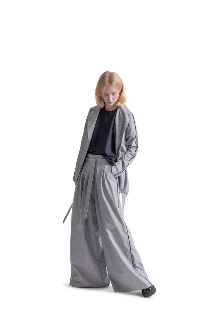 Wide Pants Plaid