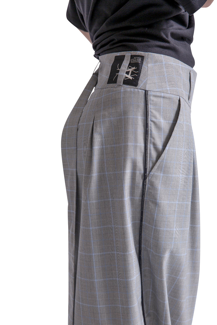 Wide Pants Plaid