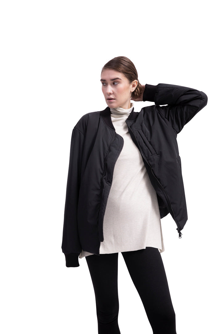 Men’s Simple Bomber Jacket - recycled polyester