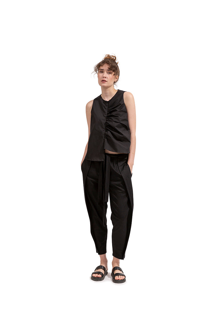 Silhouette Cotton Pants