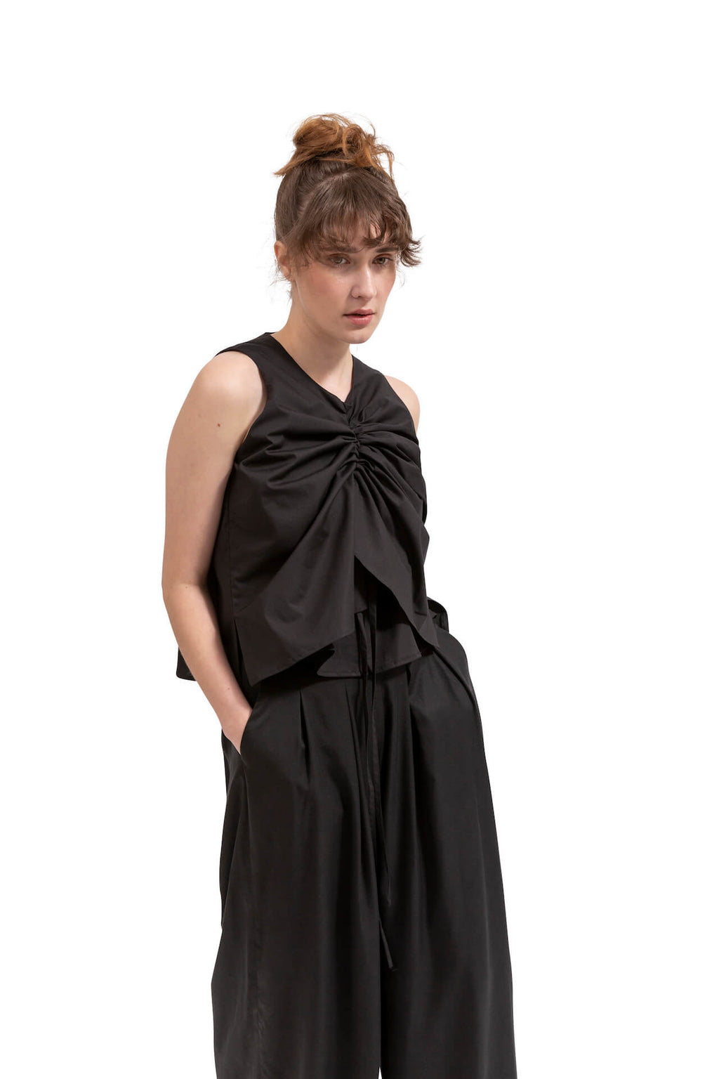 Silhouette Drawstring Top