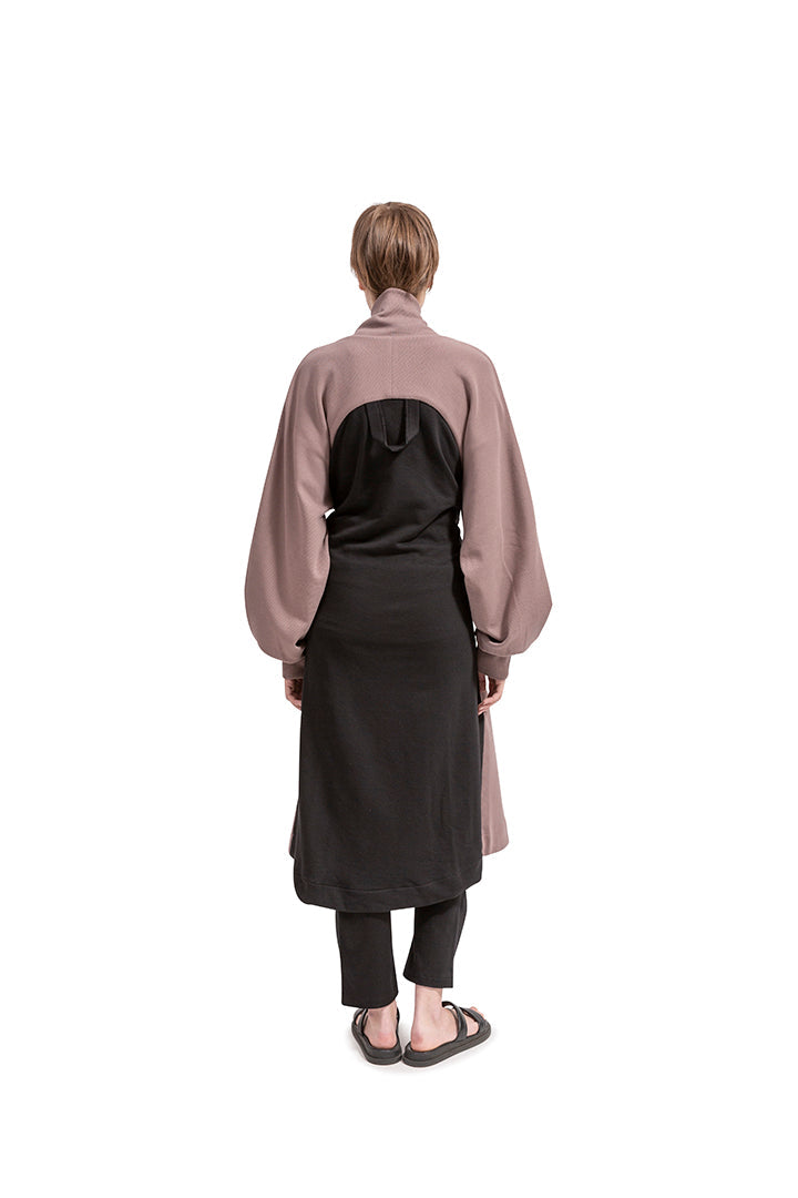 Versatile Cardigan Black-Plum