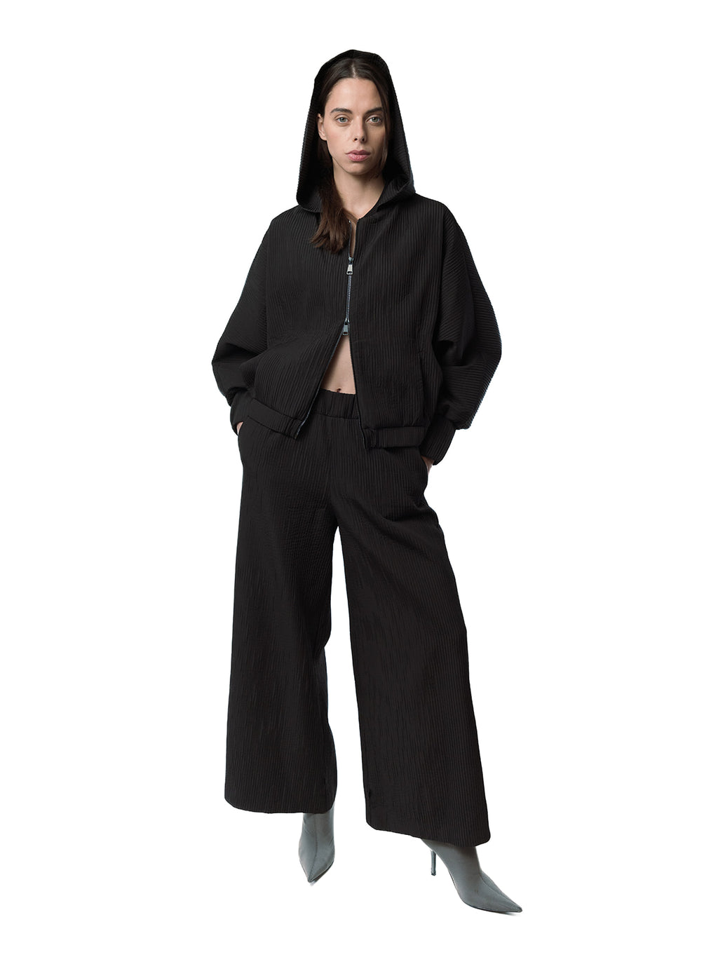 Wrinkled trousers