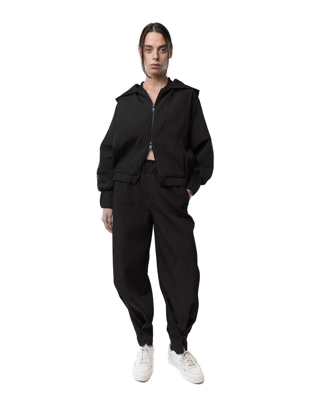 Wrinkled trousers
